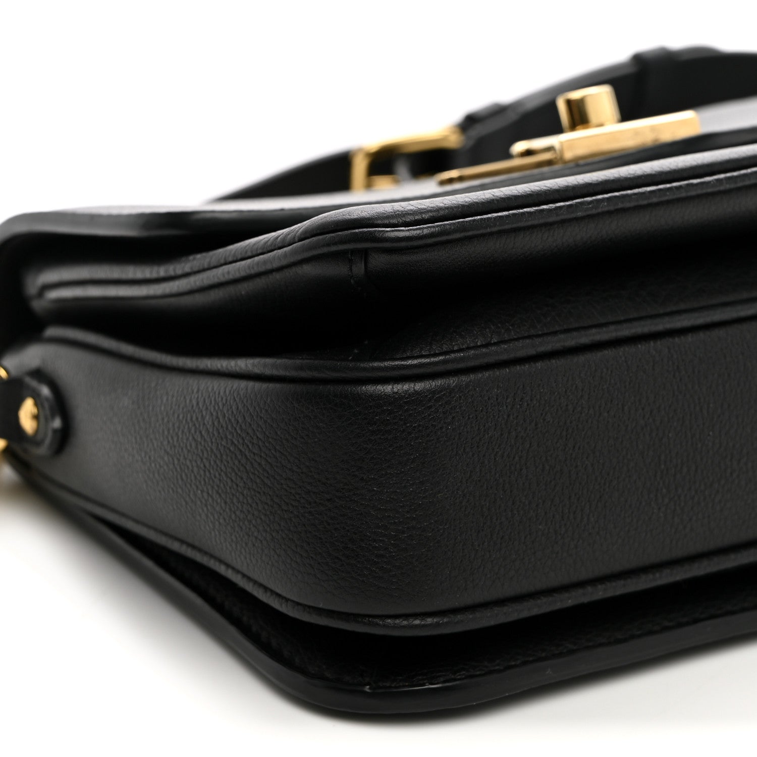 Louis Vuitton Grained Calfskin Lockme Oxford Black 8 of 9