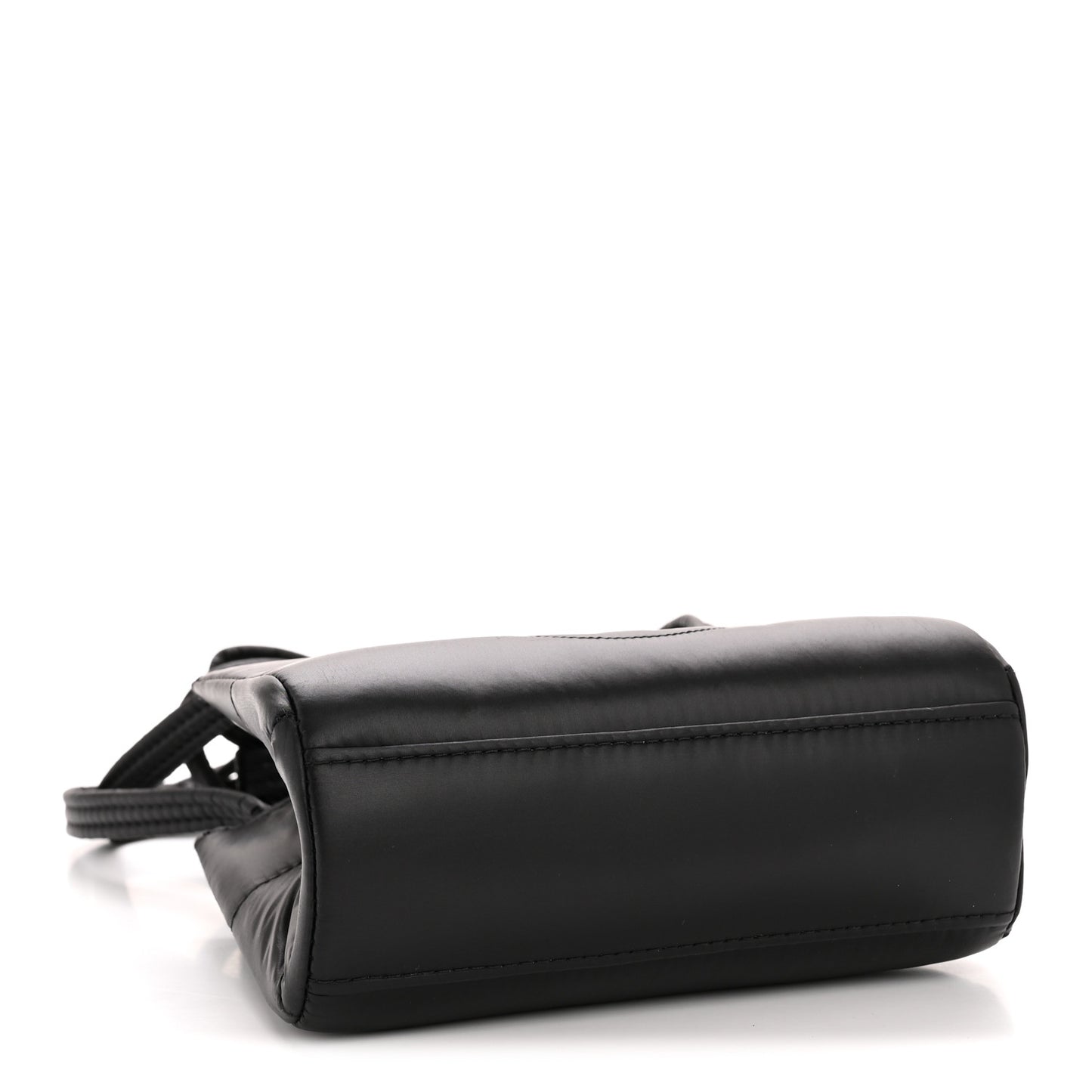 Nylon Small Puff Shopping Bag Black