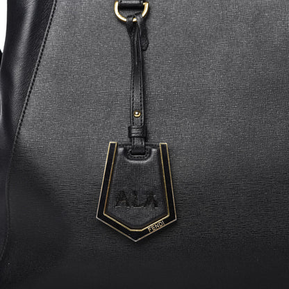 Fendi Vitello Elite Medium 2Jours Tote Black 10 of 11