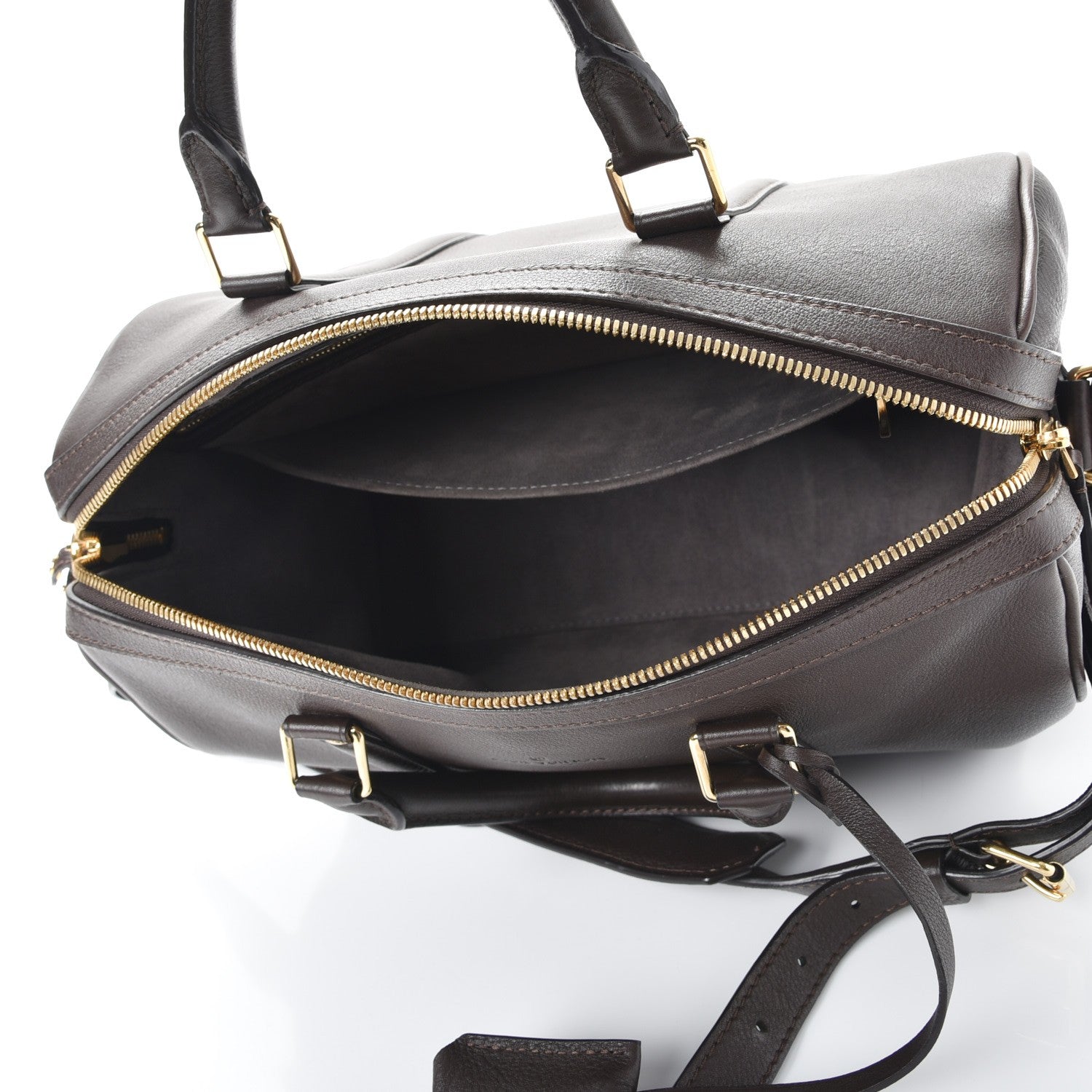 Louis Vuitton Veau Cachemire SC Bag PM Chocolate 5 of 11