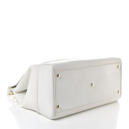 Versace Calfskin Large Palazzo Empire Bag White 4 of 10