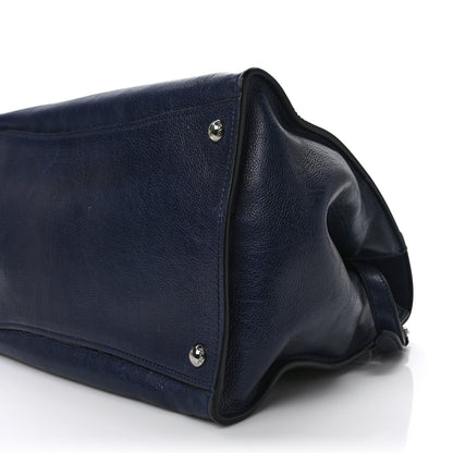 Prada Glace Calf Large Twin Pocket Tote Baltico 8 of 8