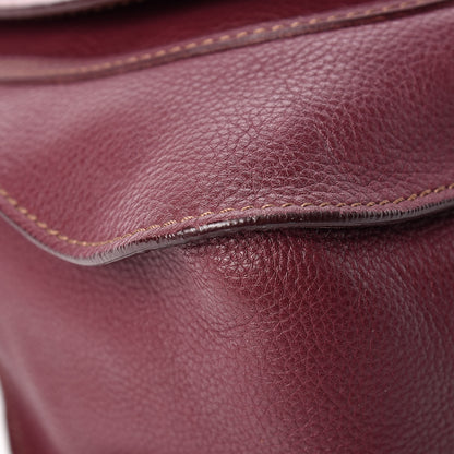 Chloe Calfskin Medium Marcie Satchel Wine Purple 9 of 12