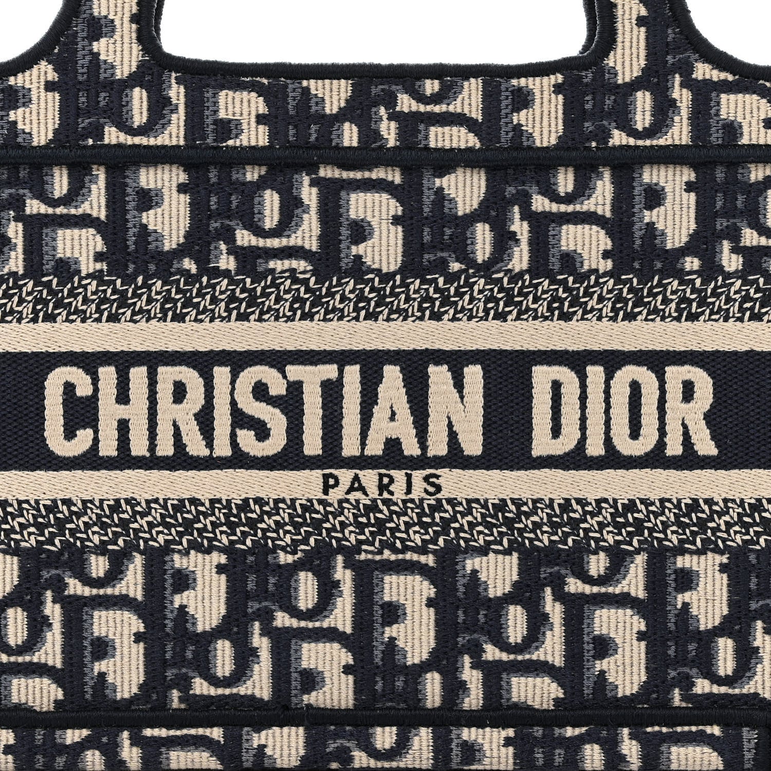 Christian Dior Oblique Mini Book Tote Blue Multicolor 8 of 12