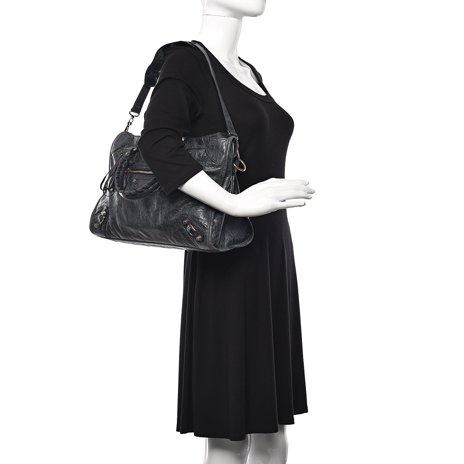 Balenciaga Agneau Giant 12 Rose Gold Hardware City Dark Night 2 of 10