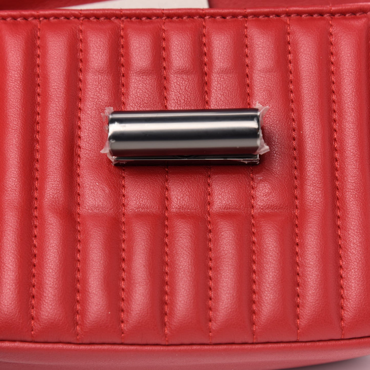 Calfskin Quilted Small Natalia Shoulder Bag Fire