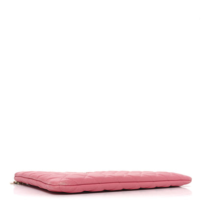 Chanel Lambskin Quilted Medium Casino Beauty CC Cosmetic Case Fuchsia 7 of 18