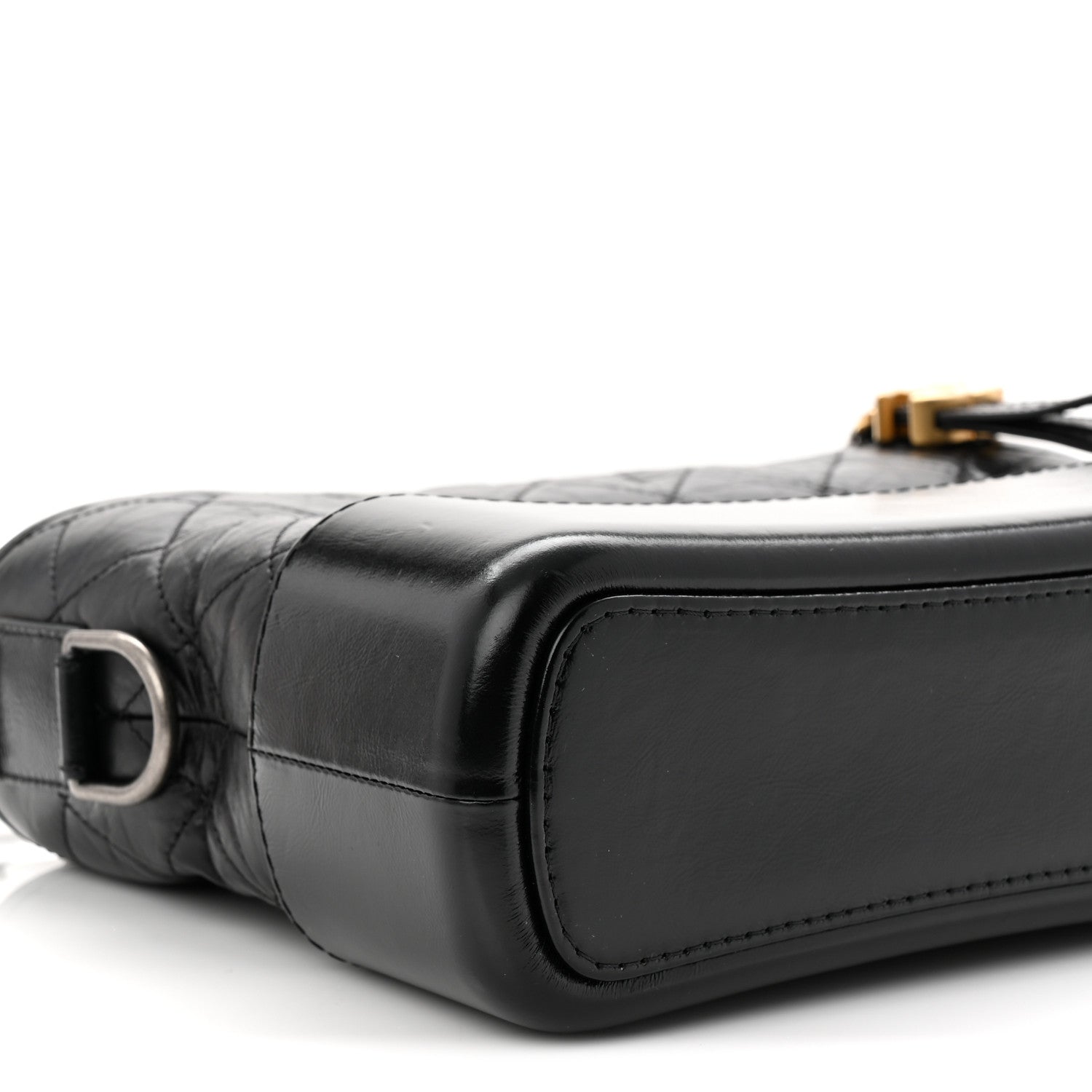 Chanel Aged Calfskin Quilted New Medium Gabrielle Hobo Black 9 of 12