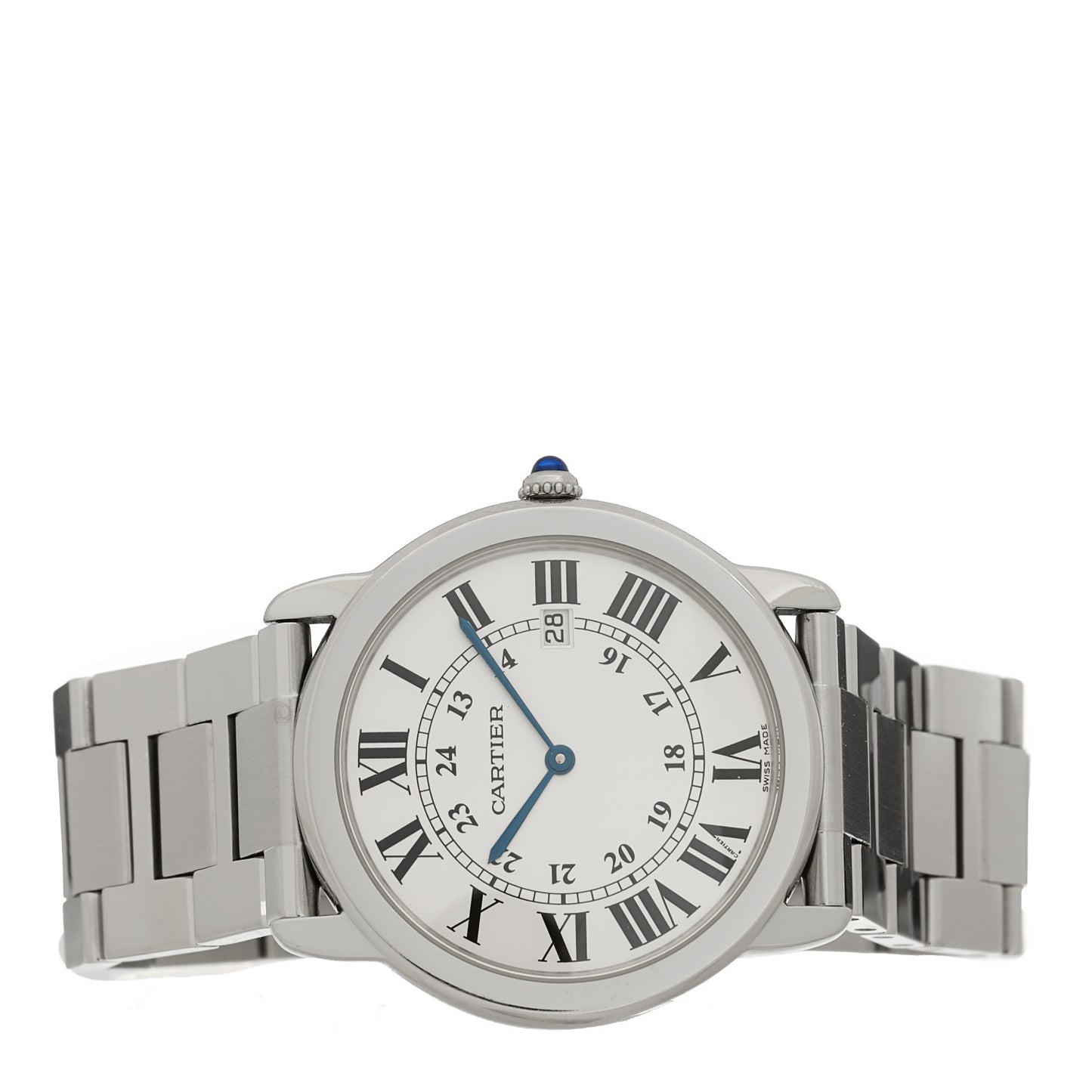 Stainless Steel 36mm Ronde Solo Quartz Watch