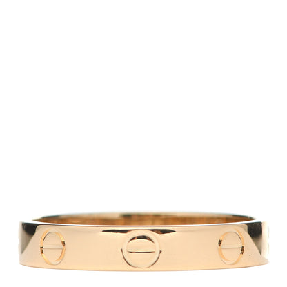 Cartier 18K Yellow Gold 3.5mm LOVE Wedding Band Ring 56 7.5 3 of 5