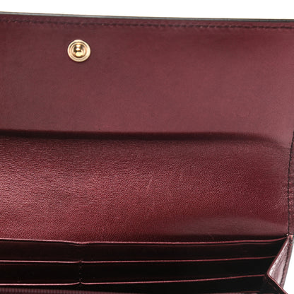 Gucci Shine Guccissima Lovely Heart Continental Wallet Scarlatto 8 of 10