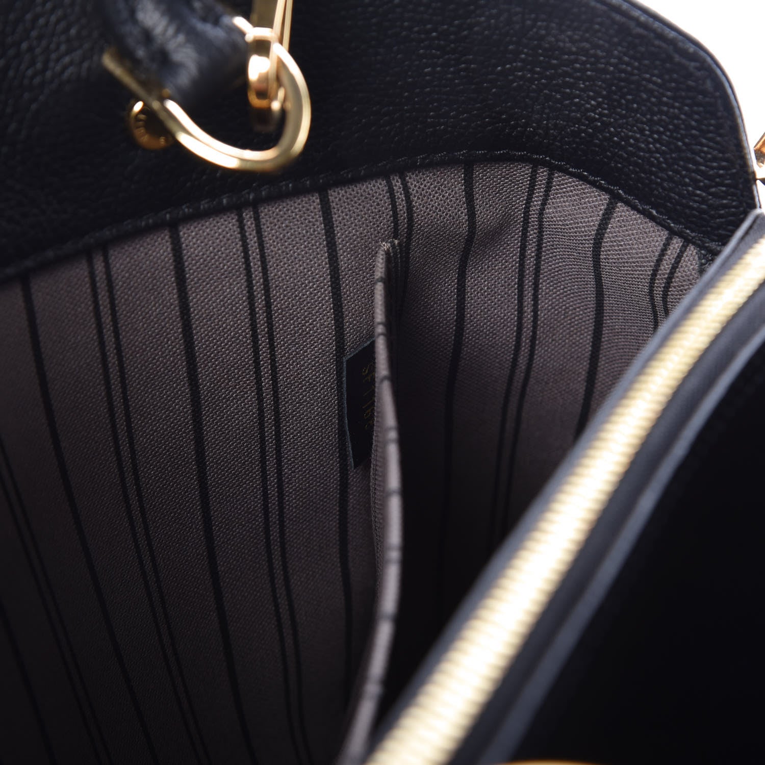 Louis Vuitton Empreinte Montaigne MM Black 8 of 10