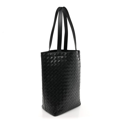 Bottega Veneta Nappa Intrecciato Small North South Tote Black 4 of 13