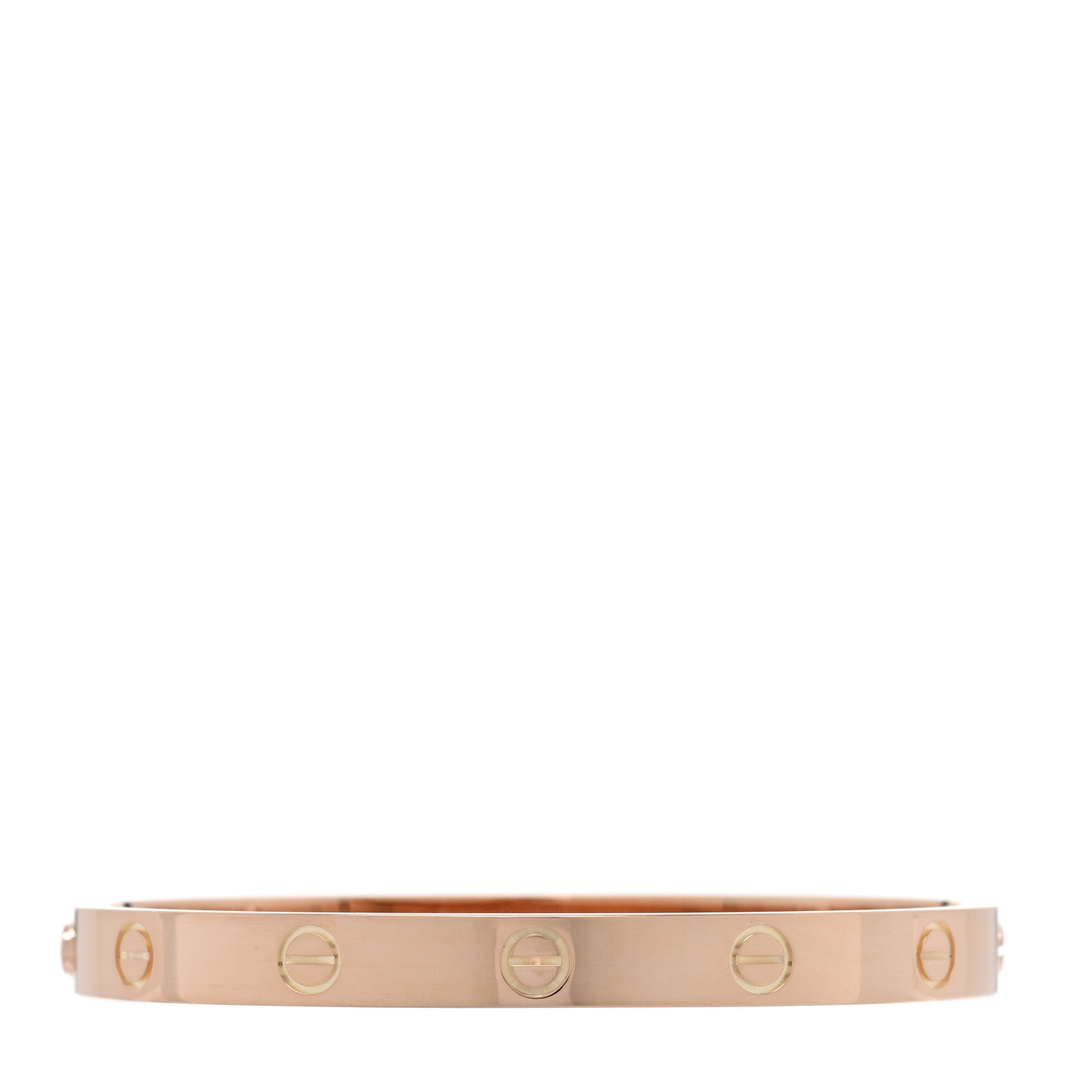 Cartier 18K Pink Gold LOVE Bracelet 17 2 of 7