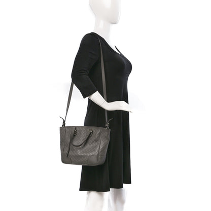 Gucci Microguccissima Small Bree Tote Graphite 3 of 10