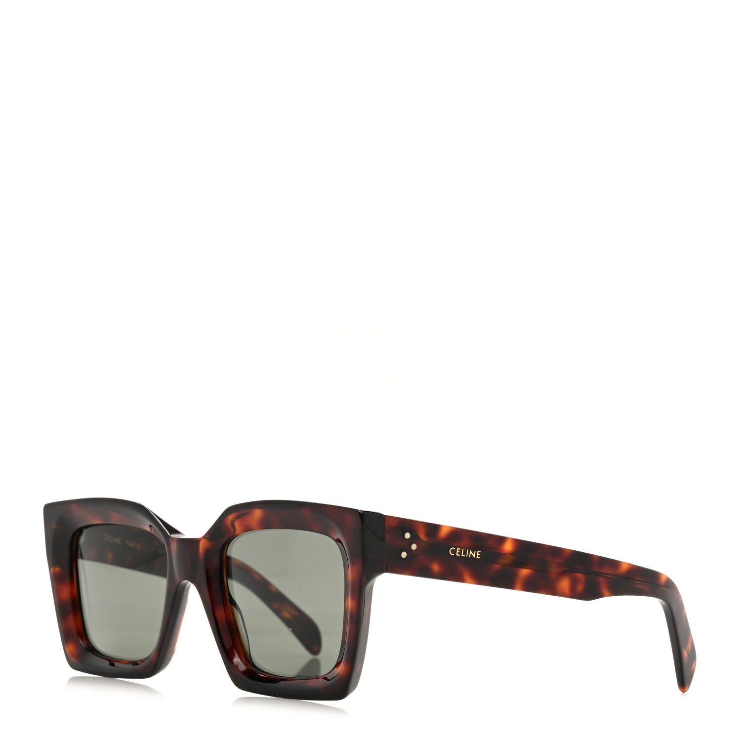 Celine Acetate Square Sunglasses CL401301 Tortoise 1776216