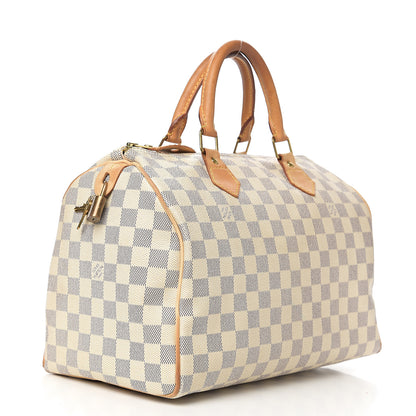 Louis Vuitton Damier Azur Speedy 30 2 of 17