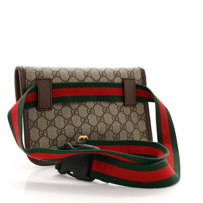 Gucci GG Supreme Monogram Neo Vintage Web Belt Bag Brown 3 of 10