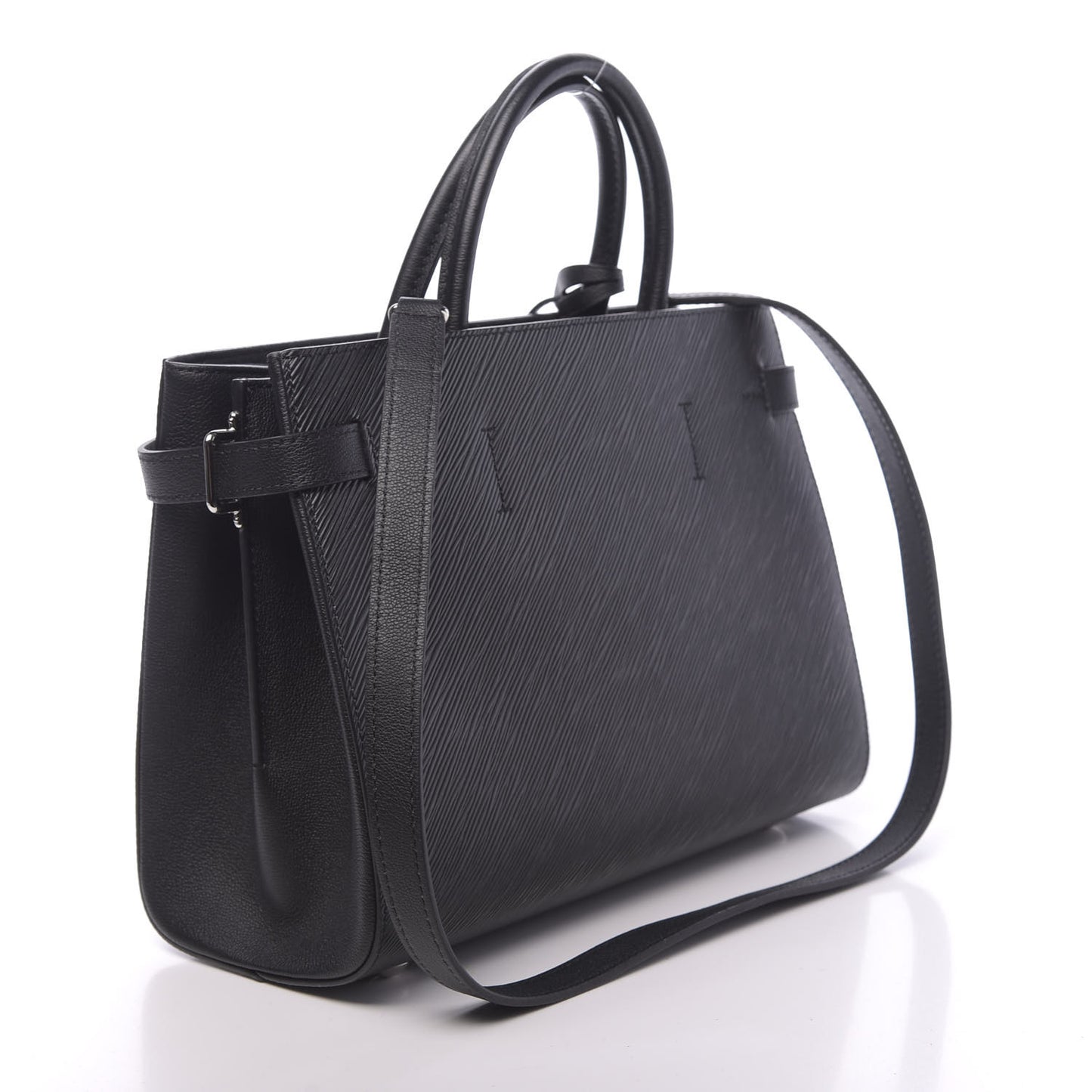 Epi Twist Tote Black