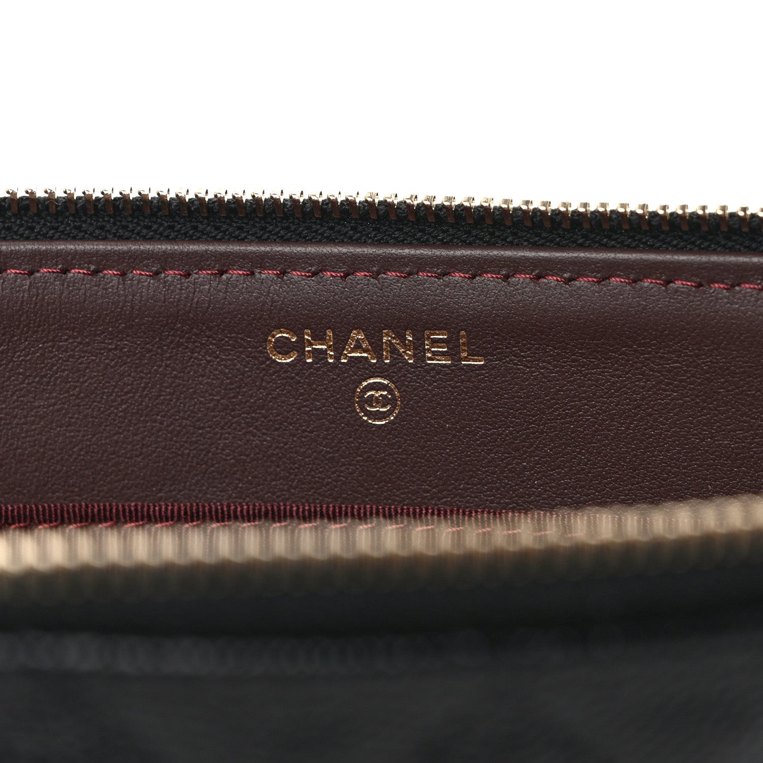 Chanel Caviar Quilted Small Zipped Pouch Black 6 of 9