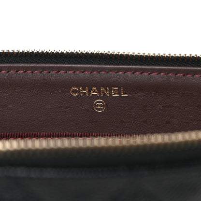Chanel Caviar Quilted Small Zipped Pouch Black 6 of 9