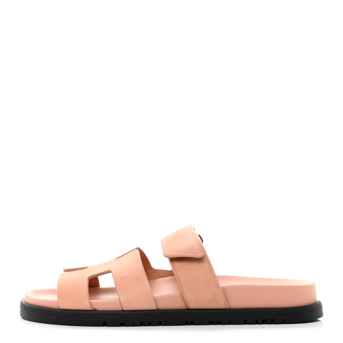 Suede Goatskin Womens Chypre Sandals 36.5 Nude