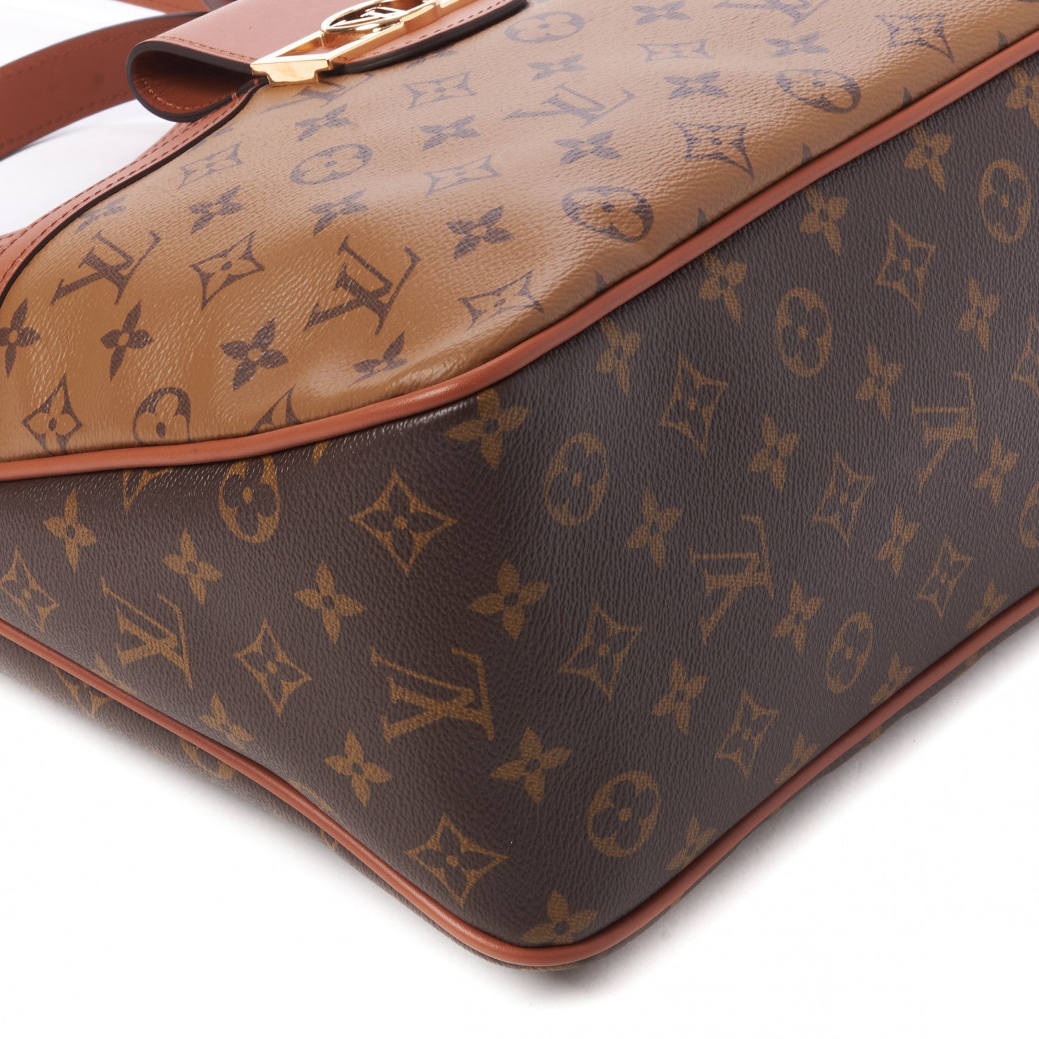 Louis Vuitton Reverse Monogram Dauphine Hobo MM 6 of 9
