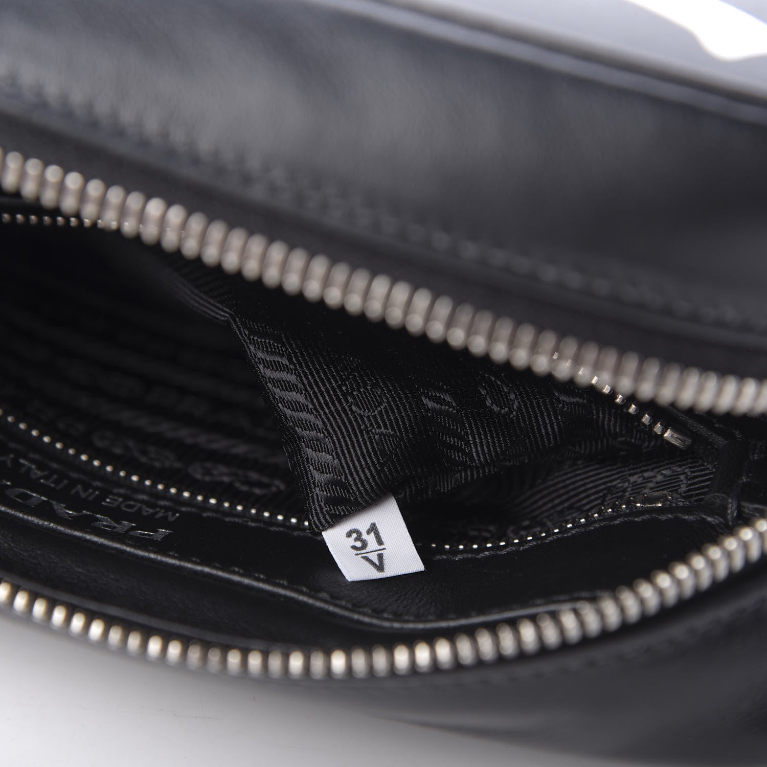 Prada City Calf Banana Print Camera Bag Black Fuchsia 9 of 9