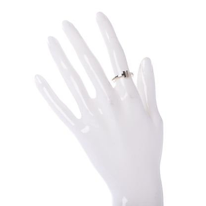Tiffany 18K White Gold T Wire Ring 50 5.25 2 of 4