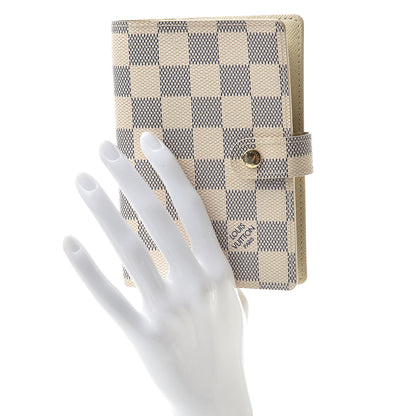 Louis Vuitton Damier Azur Small Ring Agenda Cover 2 of 10