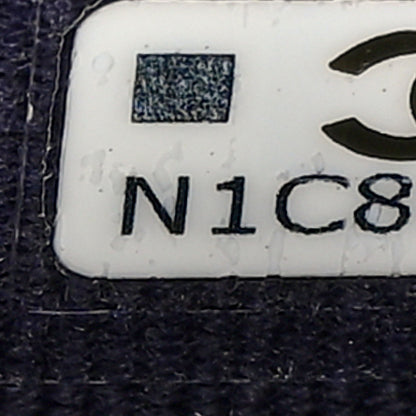 Chanel Caviar Quilted Pocket Twins Clutch With Chain Navy Blue 7 of 11