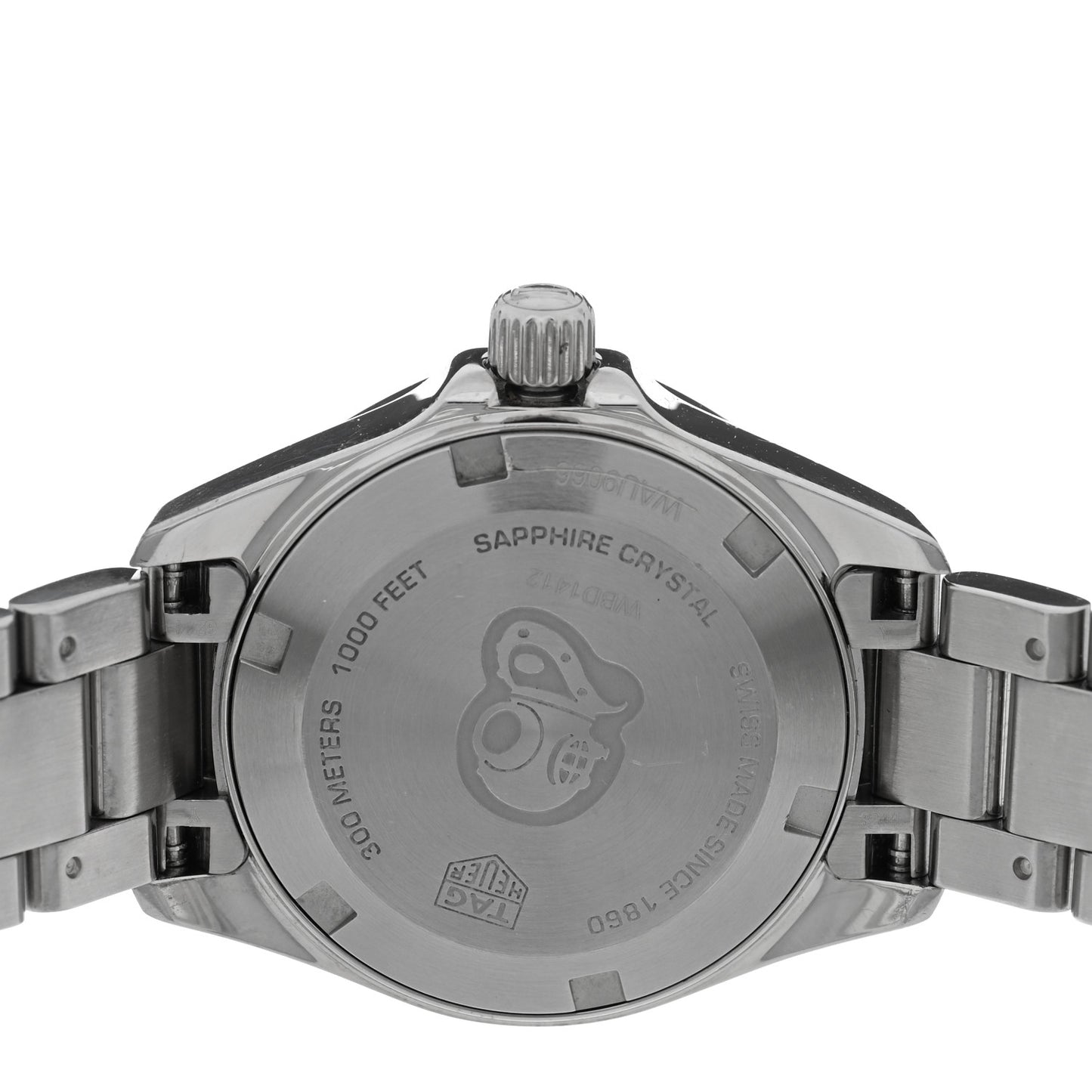 Stainless Steel 27mm Aquaracer Lady Quartz Watch Blue WBD1412