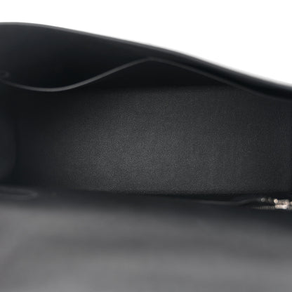Hermes Swift Toile De Camp Cavalcadour Kelly Sellier 32 Black 5 of 10