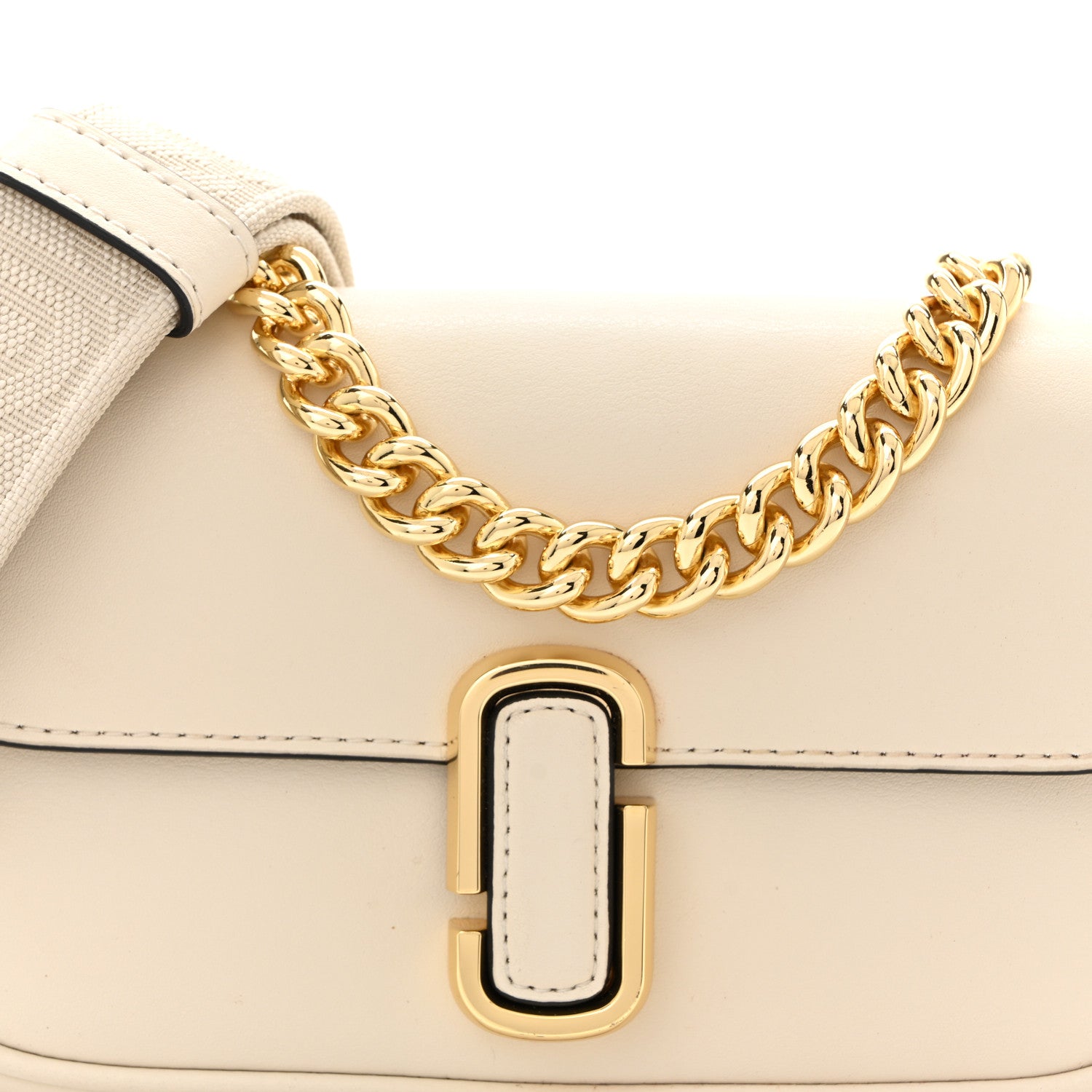 Marc Jacobs Calfskin Mini The J Marc Shoulder Bag Cloud White 8 of 10