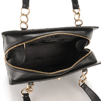 Chanel Calfskin Square Stitched Shoulder Bag Black 5 of 7