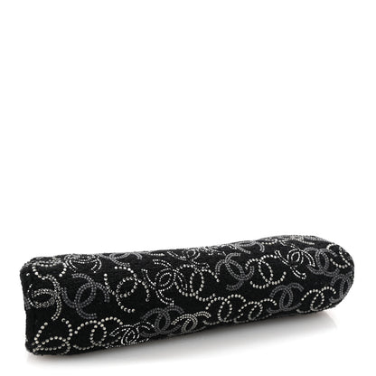 Chanel Tweed Strass Pudong Clutch Black 4 of 8