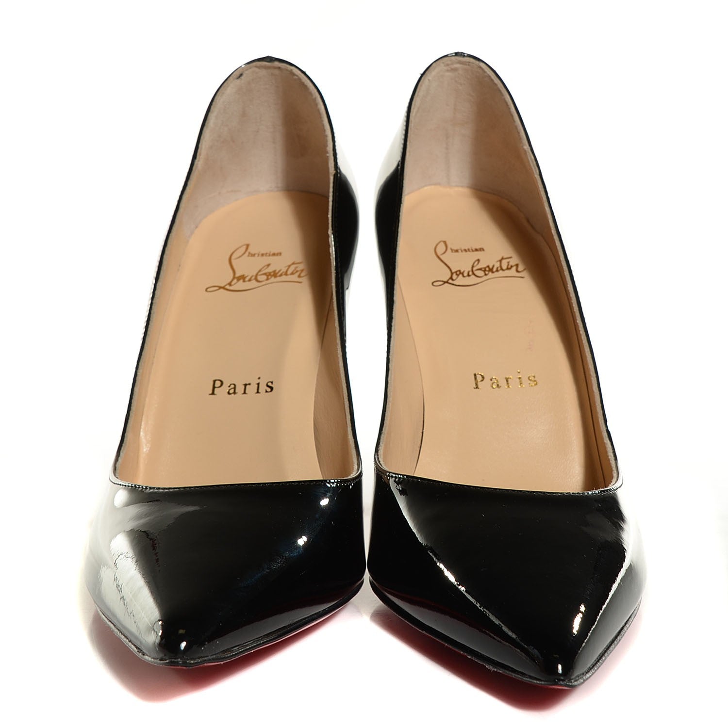 Christian Louboutin Patent Pigalle 100 Pumps 36.5 Black 2 of 7