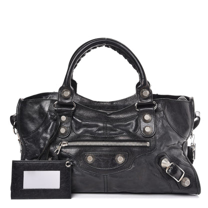 Balenciaga Agneau Giant 21 Silver Hardware Part Time Black 1 of 15