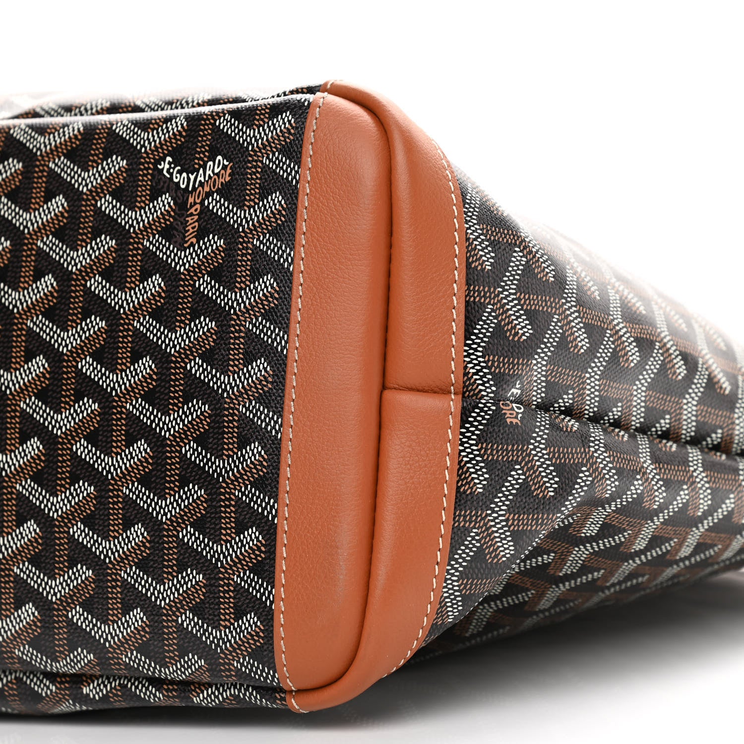 Goyard Goyardine Artois MM Black Gold 10 of 10