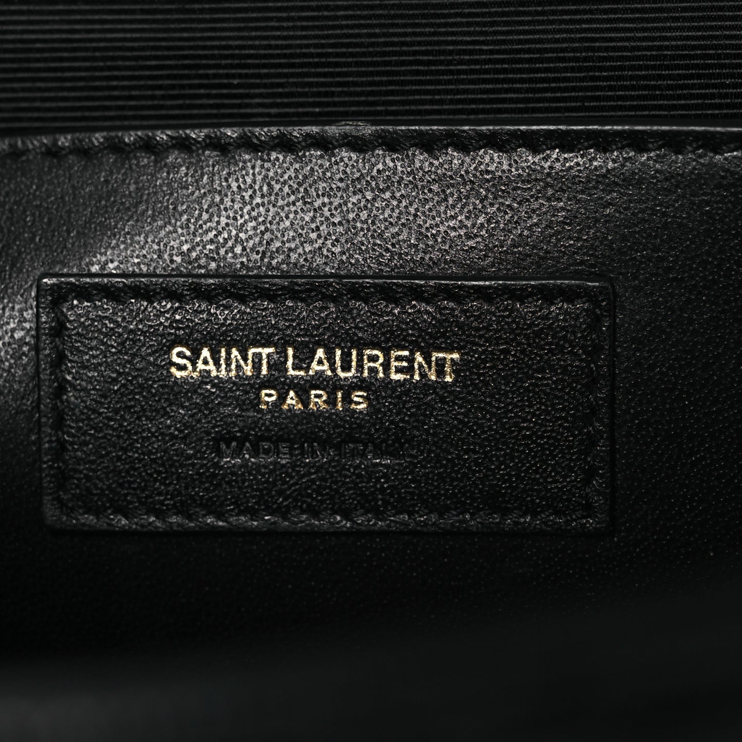 Grain De Poudre Textured Mixed Matelasse Triquilt Medium Monogram Satchel Black
