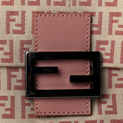 Fendi Zucchino Vitello Mini Mama Baguette Beige Bruciato Bois de Rose 5 of 6