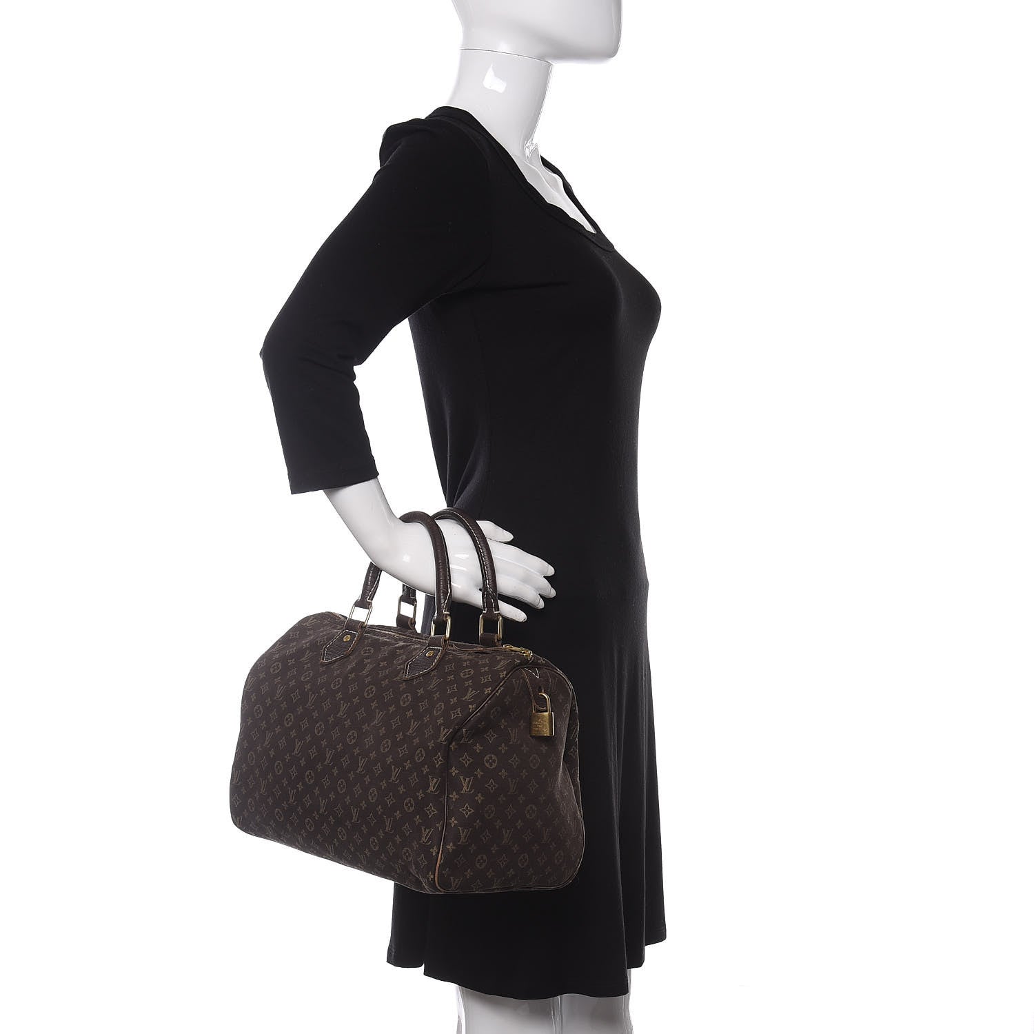 Louis Vuitton Mini Lin Speedy 30 Ebene 2 of 8