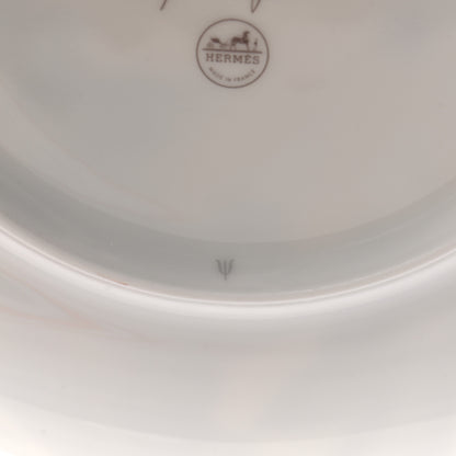 Hermes Porcelain Passifolia Dessert Plate N°2 Set of 2 6 of 6