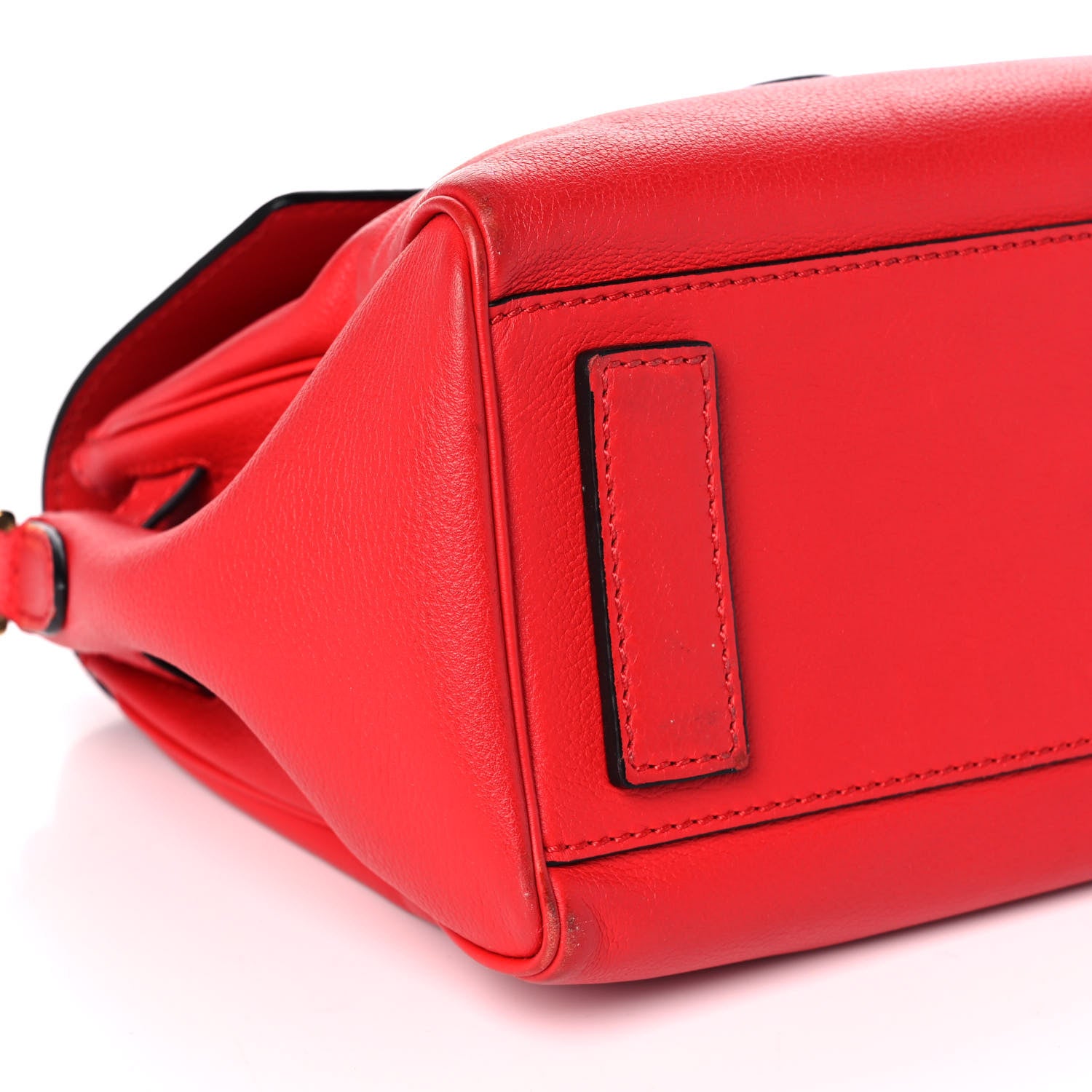 Versace Calfskin Medium La Medusa Top Handle Handbag Red 10 of 15