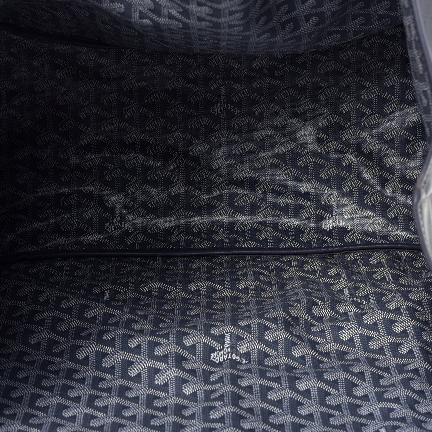 Goyardine Reversible Anjou GM Grey