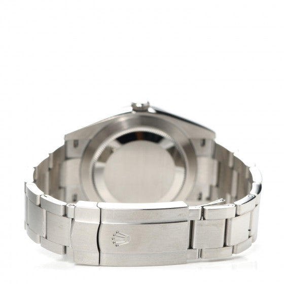 Stainless Steel 41mm Oyster Perpetual Watch Yellow 124300