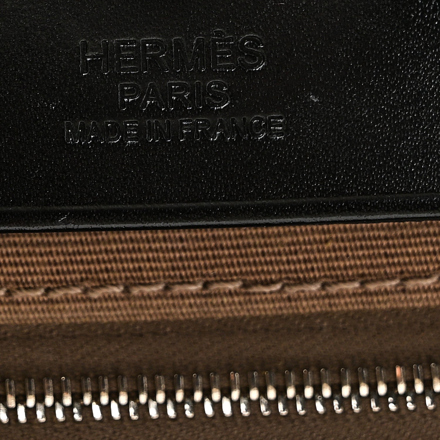 Hermes Vache Hunter Toile Officier Herbag Zip PM 31 Etoupe Black 7 of 11