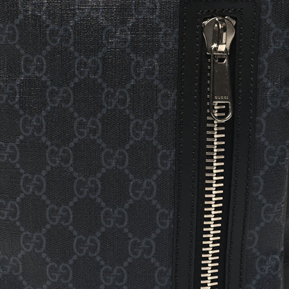 Gucci GG Supreme Monogram Web Belt Bag Black Grey 8 of 10