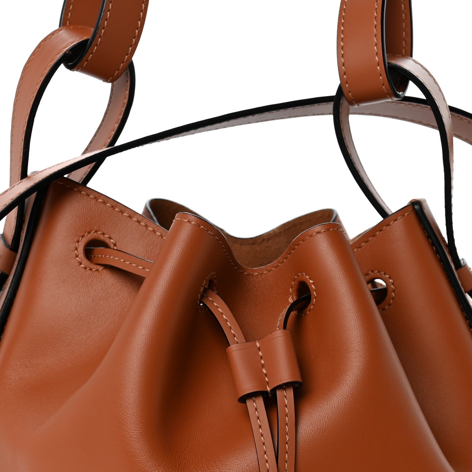 Loewe Calfskin Mini Balloon Bucket Bag Tan 8 of 12