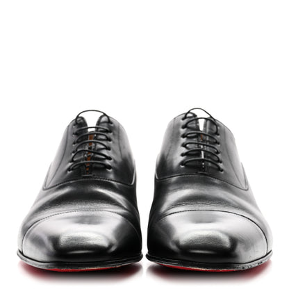 Christian Louboutin Calfskin Mens Surcity Flat Derby Oxford 42.5 Black 3 of 14